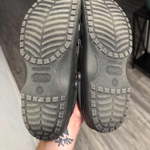 Crocs Size Men's 12, Good condition, Black - Picture 5 of 6